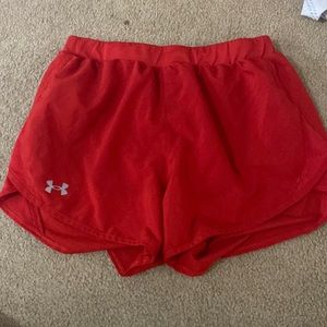 Medium Red under armour shorts
